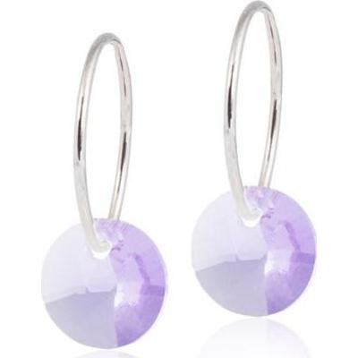 Blomdahl Natural Titanium Ring 14mm Round 8mm Violet