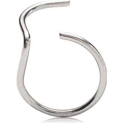 Blomdahl Natural Titanium Nose Ring 10 mm Right