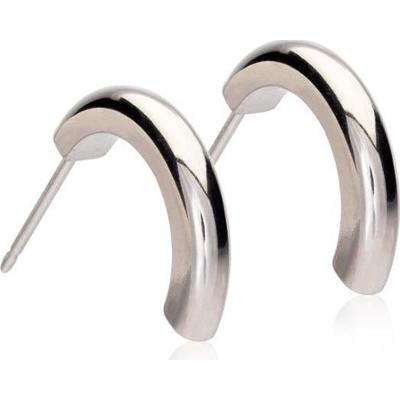 Blomdahl Natural Titanium Penda Round Curved 15 mm