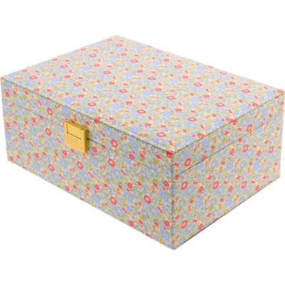 Bon Dep Jewelry Box Square Mw Liberty Betsy Ann Light Blue