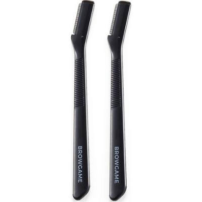 Browgame Cosmetics Eyebrow Shaping Knife Duo Pack