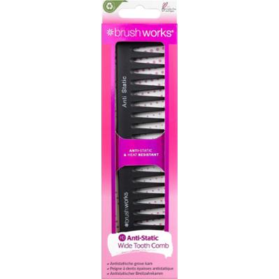 Brushworks Anti-Static Wide Tooth Comb - grzebień do włosów
