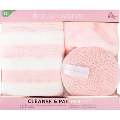Brushworks Cleanse & Pamper Set - zestaw do demakijażu