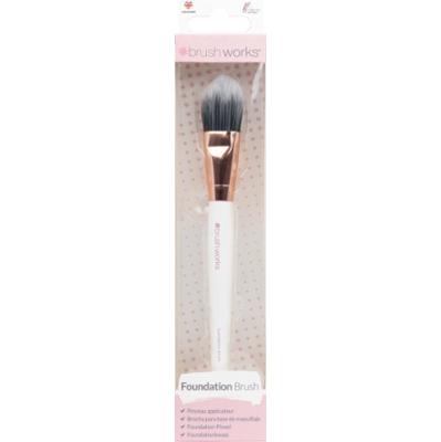 Brushworks Foundation Brush- Pink & Gold - pędzel do podkładu