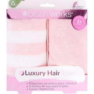 Brushworks Hair Wrap Duo - zestaw ręczników do włosów