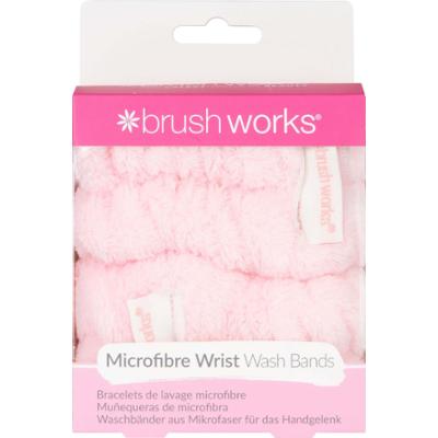Brushworks Microfibre Wrist Wash Bands 2 Pack