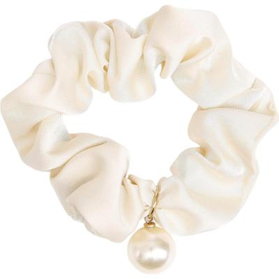 By Lyko Satin Scrunchie with Pearl Beige