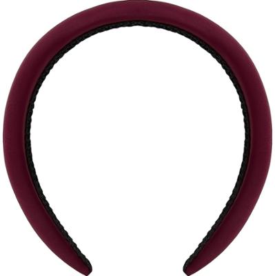 By Lyko Big Satin Padded Diadem Burgundy