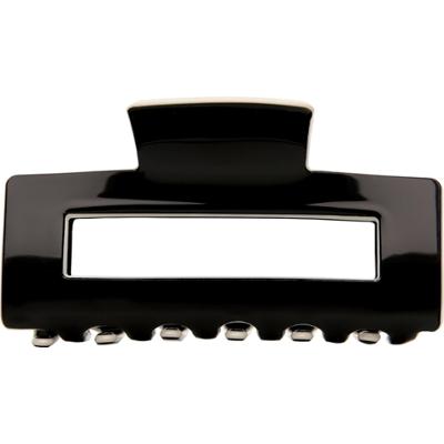 By Lyko Glossy Square Hair Clip Black Axrylic