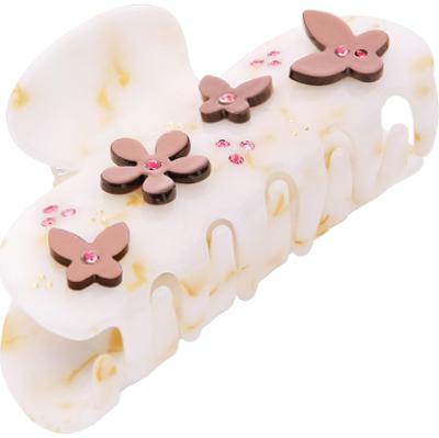 By Lyko Hair Claw Acrylic Creamy Flower