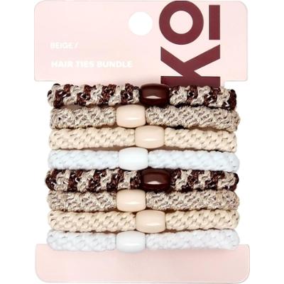 By Lyko Hair Ties Bundle Beige