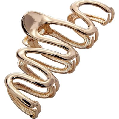 By Lyko Metallic Hair Claw Wave Golden