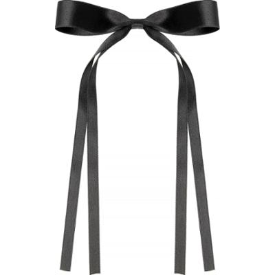 By Lyko Petite Bow Clip - spinka do włosów z kokardką Midnight Black