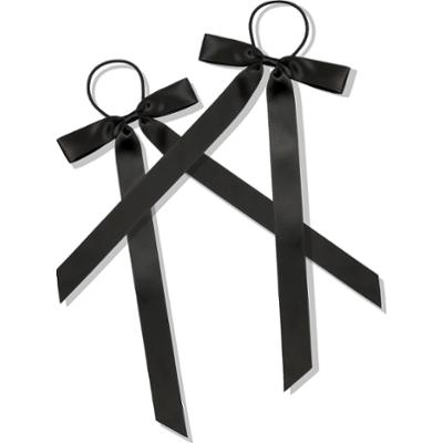 By Lyko Petite Bow Hair Ties Black