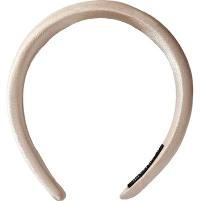 By Lyko Satin Padded Diadem Beige