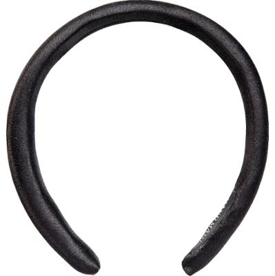 By Lyko Satin Padded Diadem Black