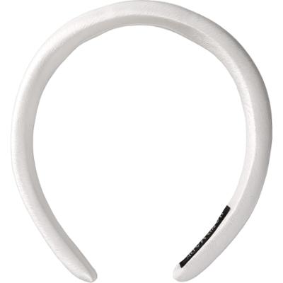 By Lyko Satin Padded Diadem White