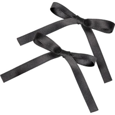 By Lyko Set Small Bow Midnight Black - zestaw spinek do włosów z kokar