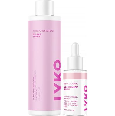 By Lyko Pure Porefection 2% BHA Toner 200 ml & Sassy Glassy Niacinamid