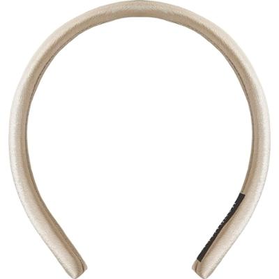 By Lyko Thin Satin Padded Diadem Beige