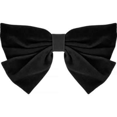 By Lyko Velvet Bow Hairclip - spinka do włosów z kokardą Midnight Blac