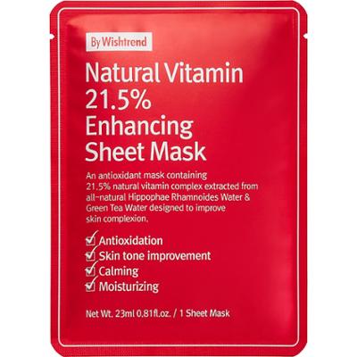 By Wishtrend Natural Vitamin 21.5% Enhancing Sheet Mask
