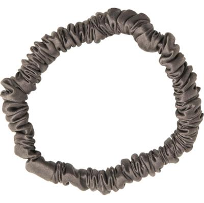 ByBarb Silk Hair Tie Thin Dark gray