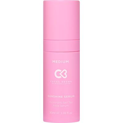 Cocoa Brown Sunshine Serum Hyaluronic Self-Tan Face Serum Medium
