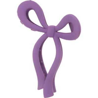Dazzling Hair Clip Bow Electric Purple