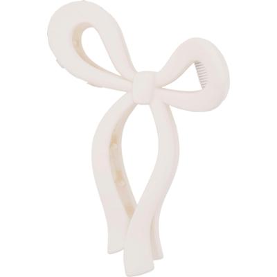Dazzling Hair Clip Bow White