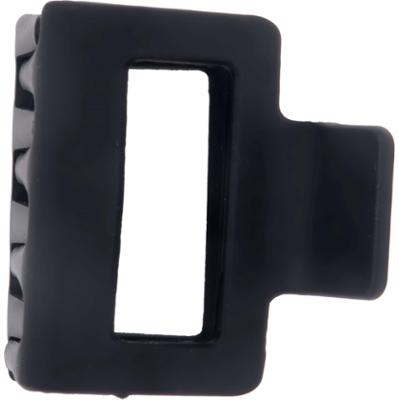 Dazzling Hair Clip Square 5 cm Black