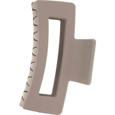 Dazzling Hair Clip Square 8,5 cm Beige