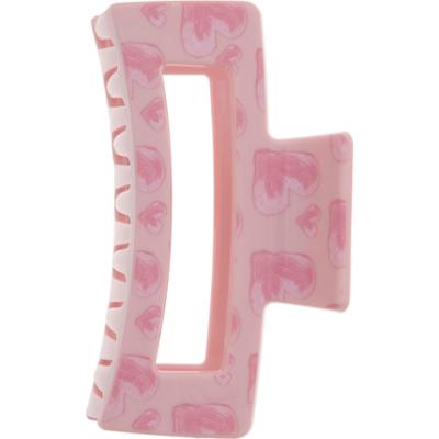 Dazzling Hair Clip Valentine Pink