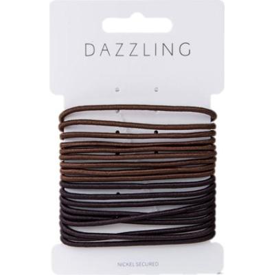 Dazzling Hår 18-pack Hårsnoddar bruna