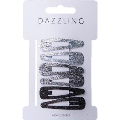 Dazzling Hår 6-pack glittriga hårspännen