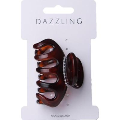 Dazzling Hår Matt hårklämma brun