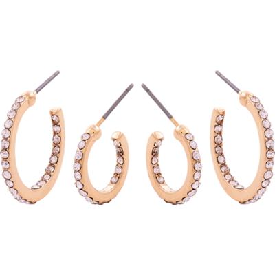 Dazzling J11 2-Pack Hoops Gold