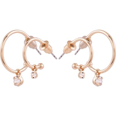 Dazzling J11 2-Pack Hoops Gold