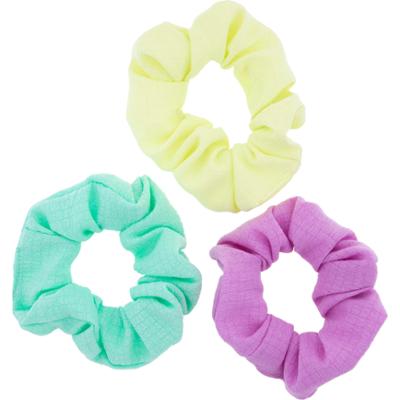 Dazzling Scrunchie 3-Pack Purple/Yellow/Green