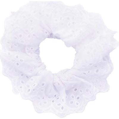 Dazzling Scrunchie Anglais White