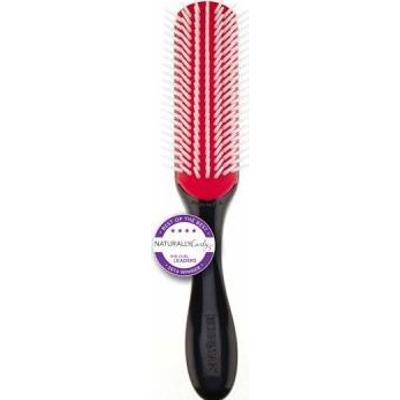 Denman D3 Medium Styling Brush 7 Row Natural Rubber Pad Black