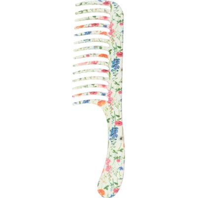 Denman D28 Wide Tooth Detangler Comb Floral Fantasies