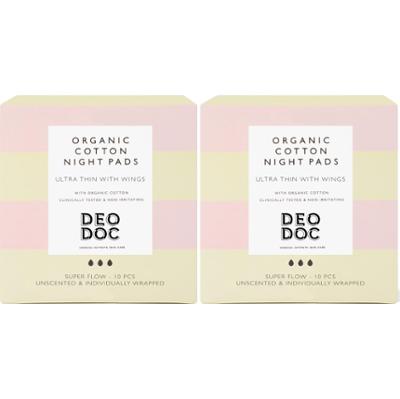 DeoDoc Organic Cotton Night Pad 2 pack