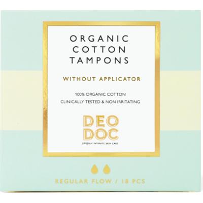 DeoDoc Cotton Tampons Without Applicator Regular M