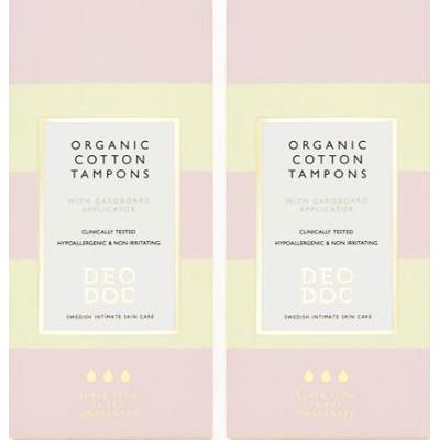DeoDoc Organic Cotton Tampons Super 2-pack