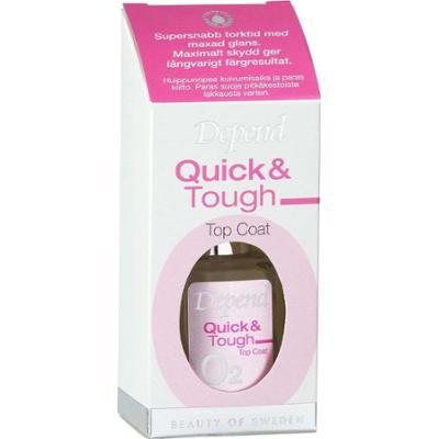 Depend O2 Nail Care Quick & Tough Topcoat 11 ml