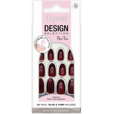 Depend Design Selection Bordeaux Red Medium Oval