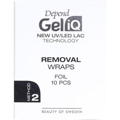 Depend Gel iQ Removal Wraps Foil 10 pcs