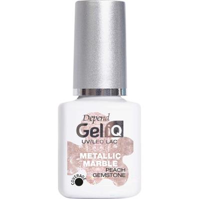 Depend Gel iQ  Effects Metallic Marble Peach Gemstone