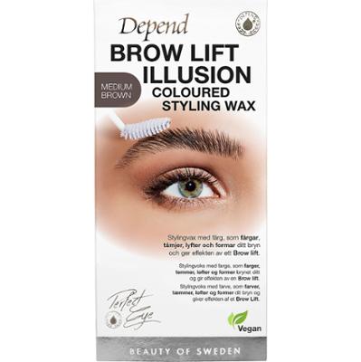 Depend Perfect Eye Brow Illusion Wax Medium Brown